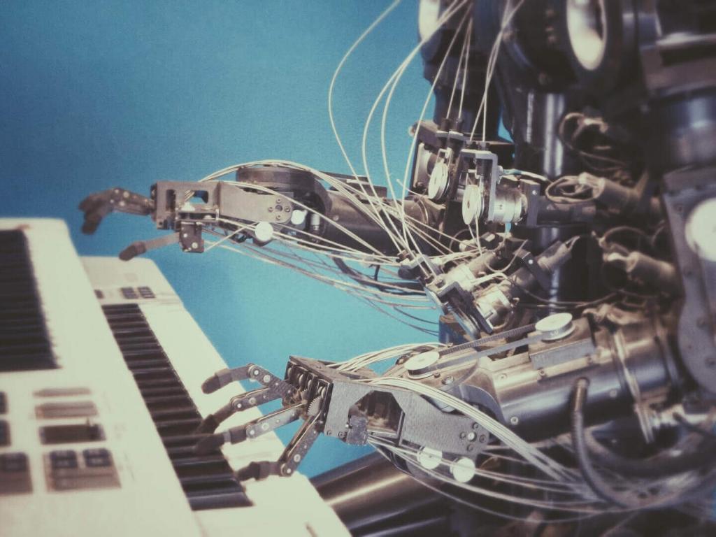 NEW GazeSense™ ROS plugin available 3 Human Looking Robot Playing The Piano