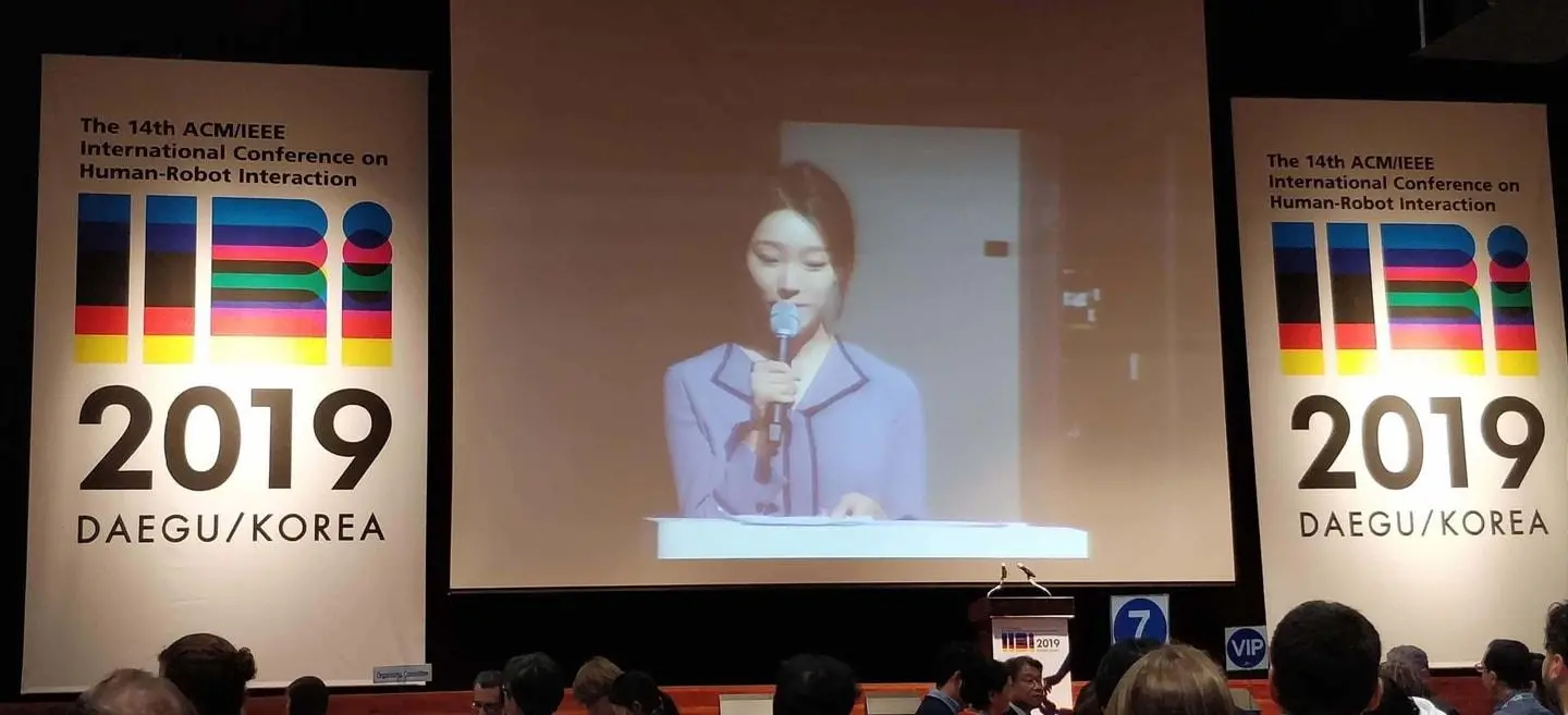 Eyeware: Sponsor & Exhibitor at the Human-Robot Interaction (HRI) 2019, Daegu, South Korea 4 Presentation At Hri International Conference On Human-Robot Interaction 2019 In Daegu Korea