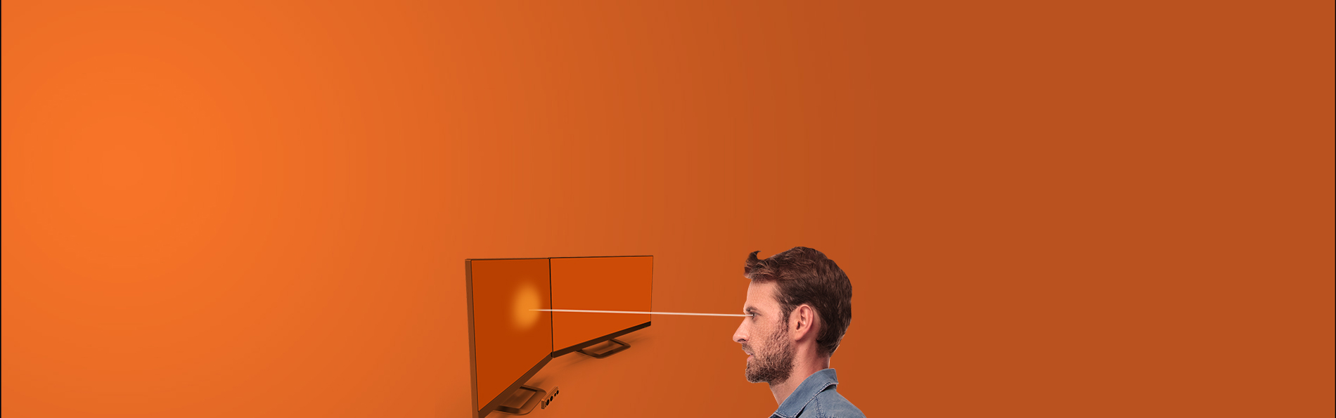Introducing: Eyeware Sense to reduce mouse movements, prevent repetitive strain injury, human presence detection, privacy protection and the eye tracker challenge 2 Eyegaze Slider