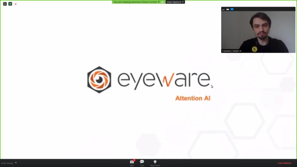 Eyeware in Top 3 at SwissTech Pitchinar 2020 1 0 3