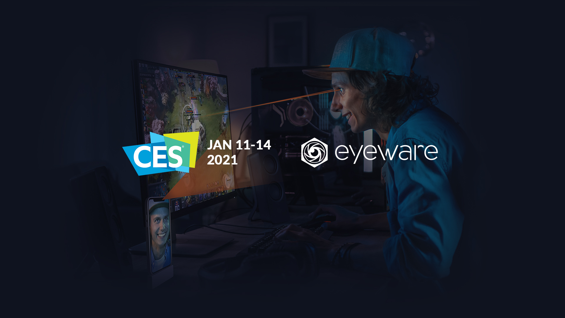 Eyeware Beam: the app that turns your iPhone into an eye tracker and a head tracker is at CES 2021 4 Ces Cov P